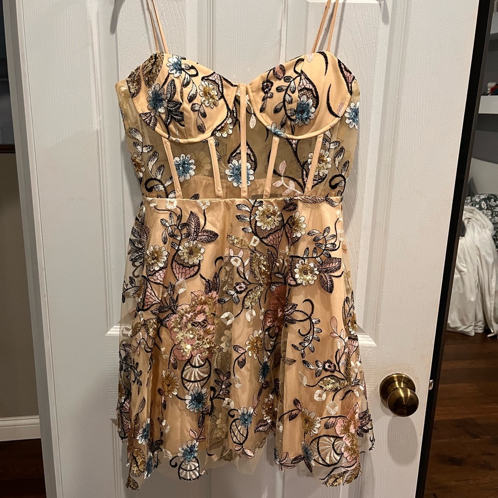 Floral Embroidered Dress